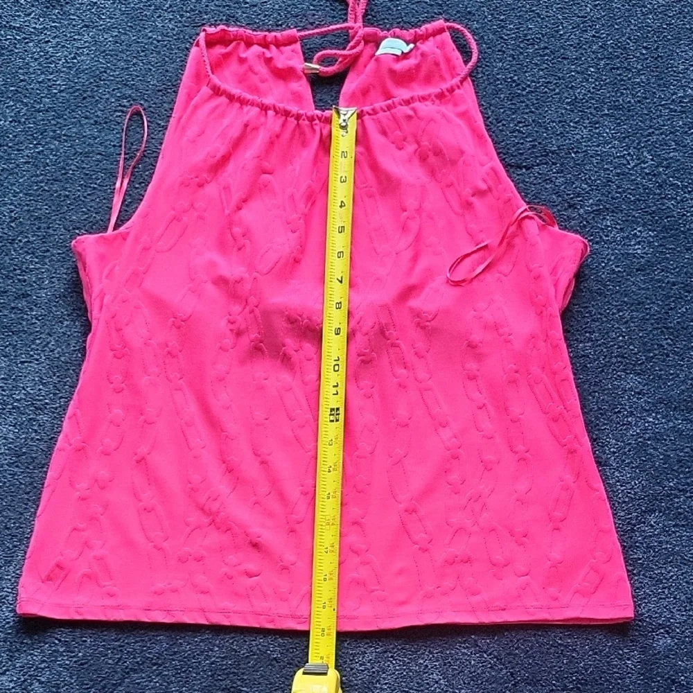 J. McLaughlin Pink Relaxed Sleeveless Tank Top - Picture 8 of 8